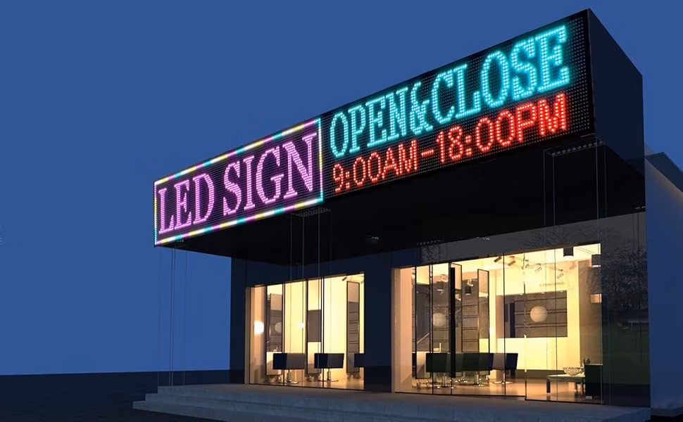 Full Color Customizable Outdoor LED Scrolling Signs for Business Promotion