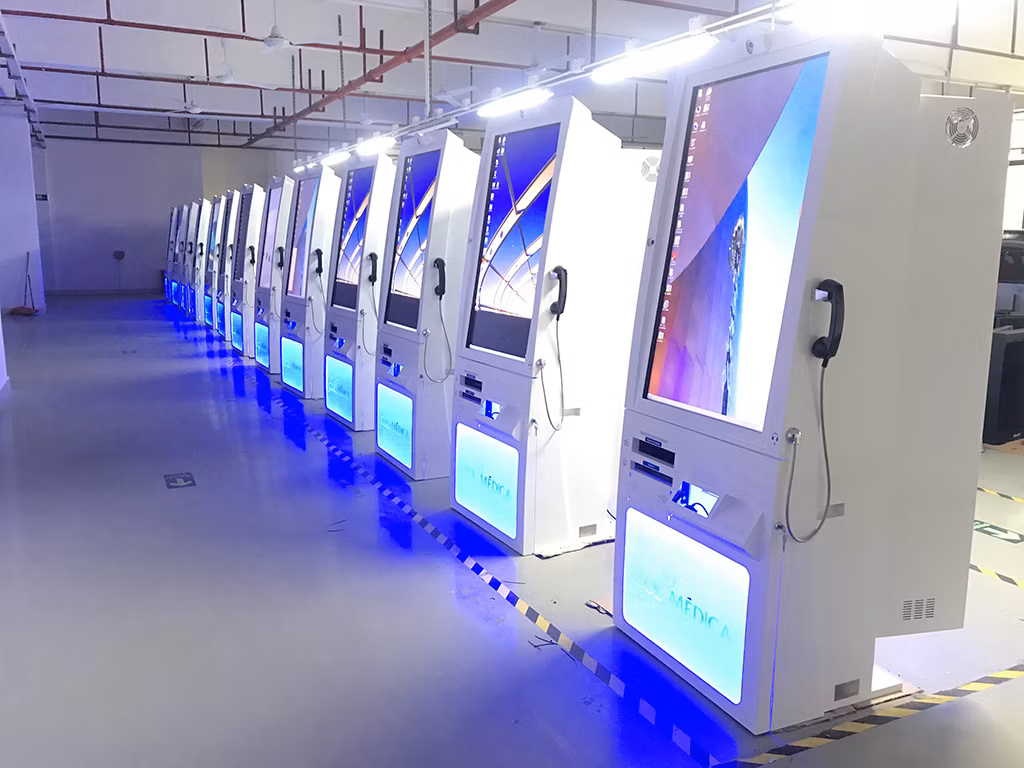 Self-Service Kiosk Smart Teller System Customized Multifunction with Cash Recycle