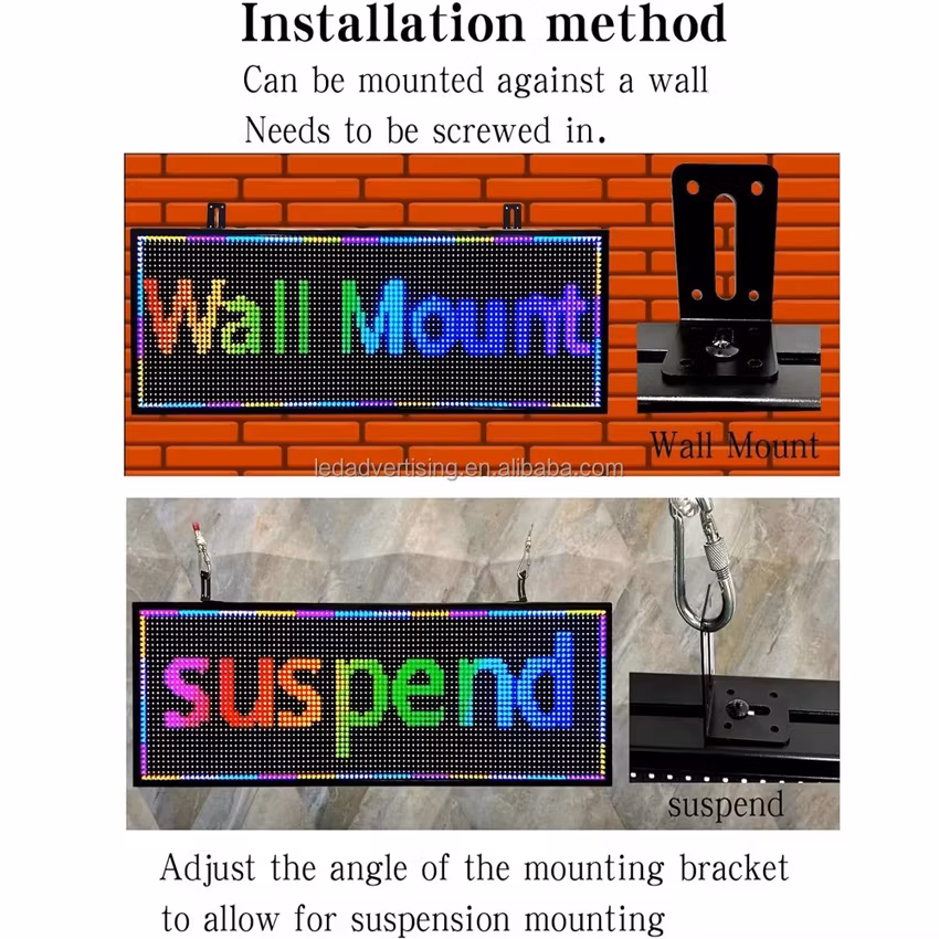 Full Color Customizable Outdoor LED Scrolling Signs for Business Promotion
