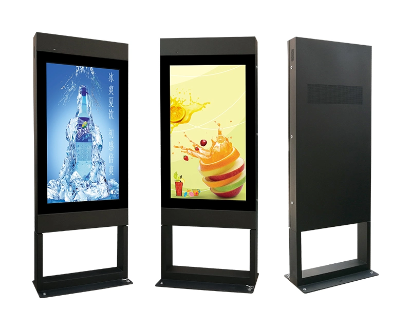 55 Inch Double-Sided Screens 3000nits LCD Advertising Display Remote Controll Server Digital Signage Totem