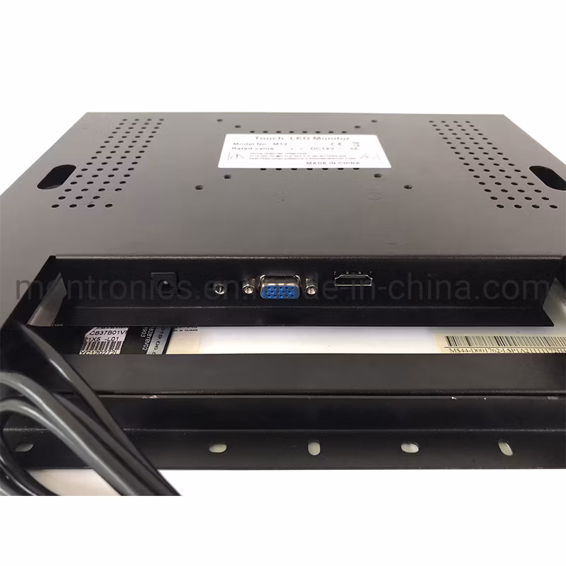 Open Frame Embedded P-Cap 12 Inch Metal Case Industrial Touch Screen Monitor for Kiosk