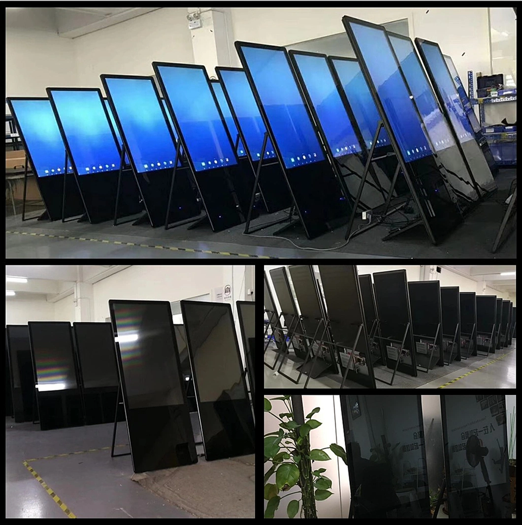 Portable LCD Digital Signage 55 Inch Advertising Digital Signager Wall Mount TV 3G Digital Signage Screen LCD Digital Signage