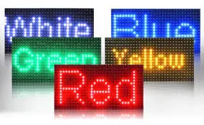 Outdoor P10 DIP Single Color Full Color LED Screen Double Side Text LED Sign 1600*640 for Church