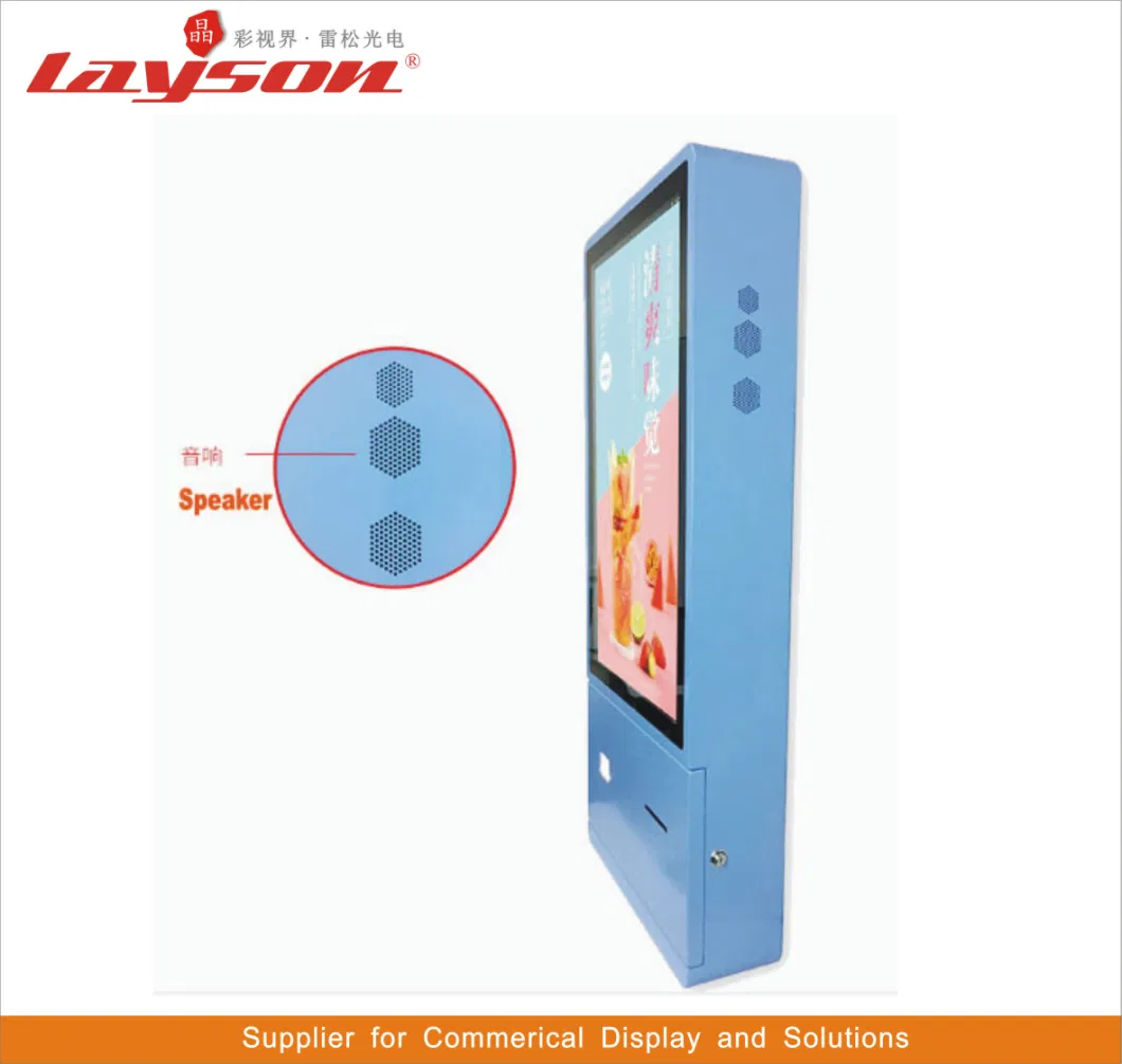 22/32/43 Inch LCD Display Digital Signage Advertising Touch Screen Information Interactive Internet Kiosk Self-Service Food or Ticket Vending Bill Payment Kiosk