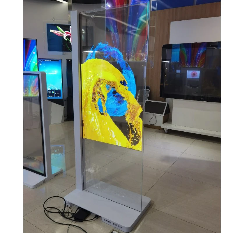 55inch OLED Touch Screen LG Panel Transparent Display for Museum