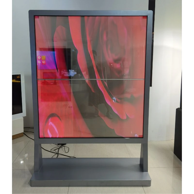 55inch OLED Touch Screen LG Panel Transparent Display for Museum