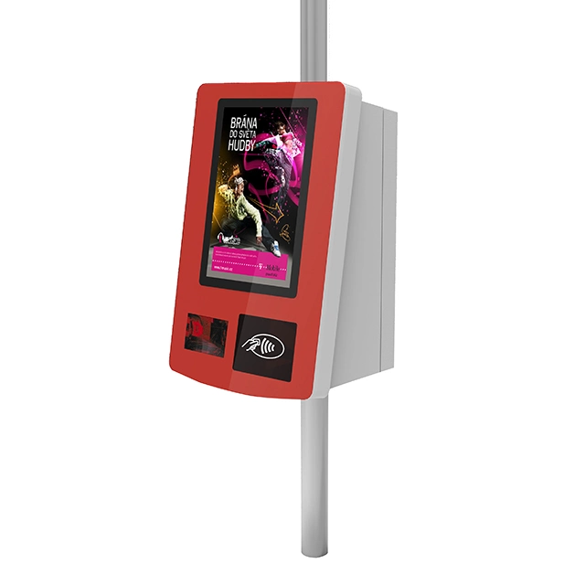 Food Restaurant Touch Screen Self Ordering Payment Kiosk with Receipt Printer