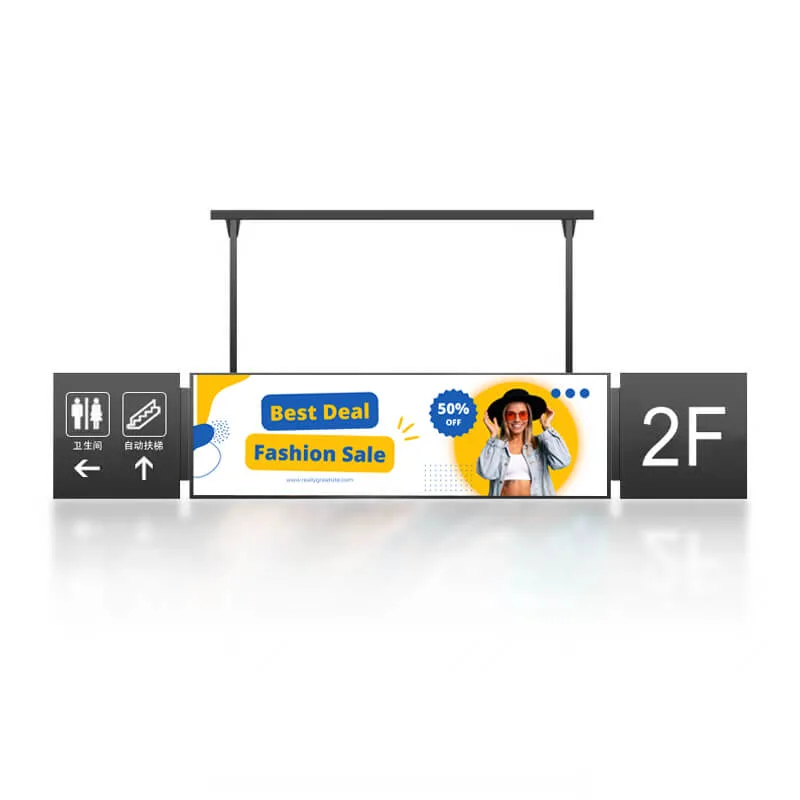 75&quot; Indoor Full Screen 4K LCD Totem Poster Advertising Standing Kiosk with Software Digital Signage Display