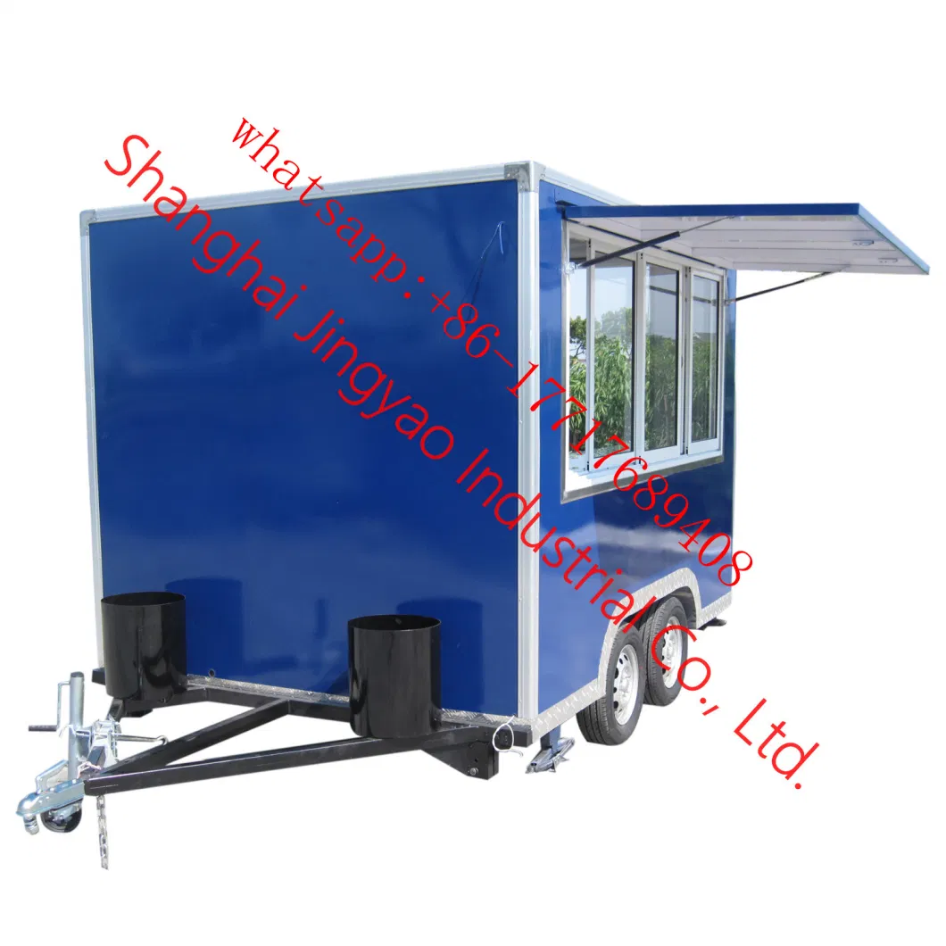 High Quaility Street Ice Cream Hot Dog Fast Food Trucks Ice Cream Cart Fruit Juice Food Kiosk Truck Food Vending Truck Donut Food Trailer Beverages Food Kiosk