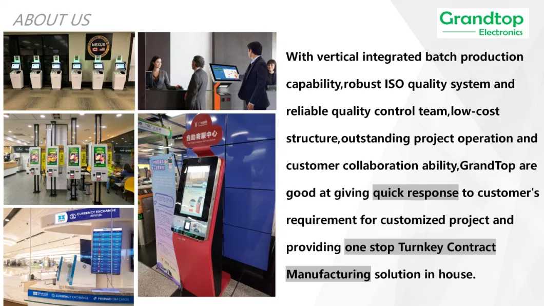 New Design Free Standing Outdoor Digital Signage Card Issuing Qr Reader Code Self Service Kiosk ATM Machine