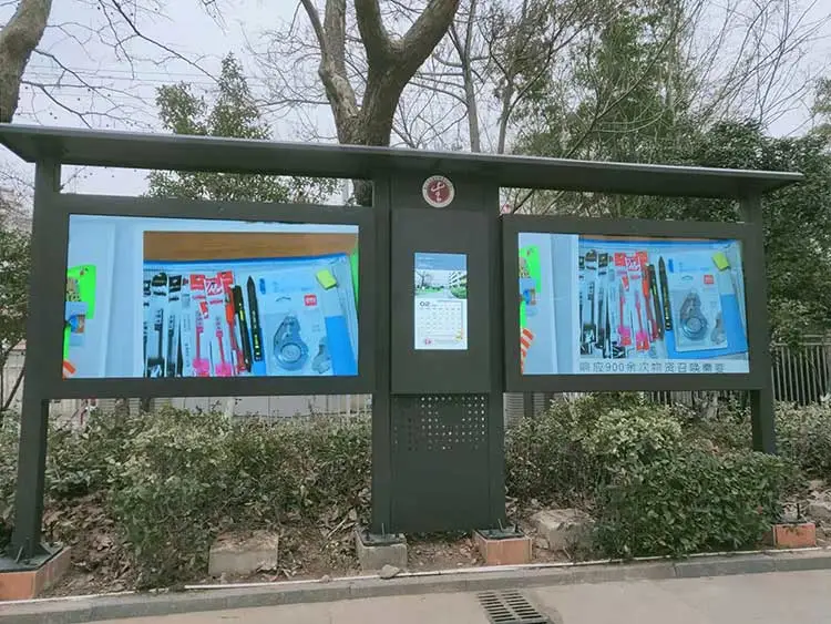 Customized Water Proof 86 Inch Landscape Touch Screen Display Outdoor Advertising Display Digital Signage Kiosk