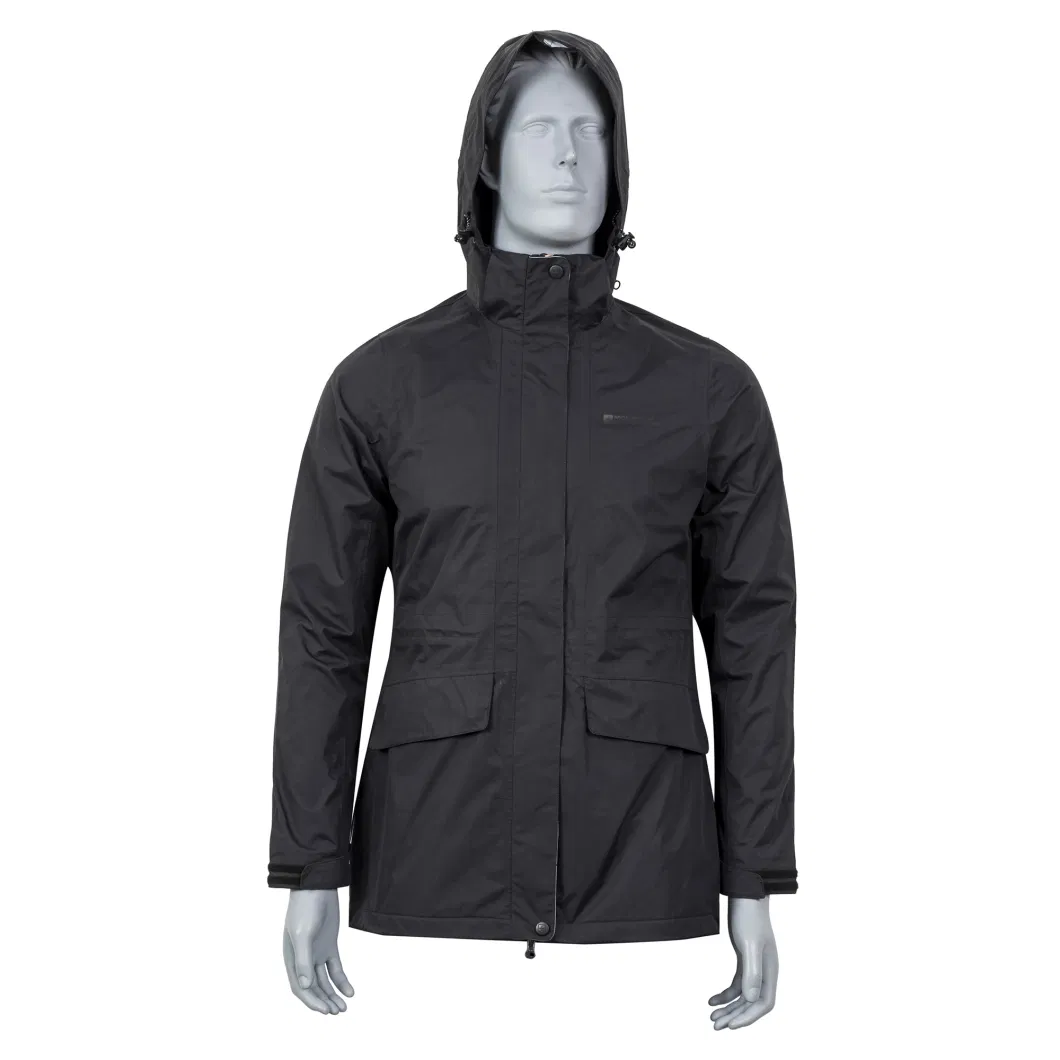 Women′ S Hiking Sport Hood Fleece Lined and Water Repellent and Breathable Outdoor Softshell Jacket Chaqueta