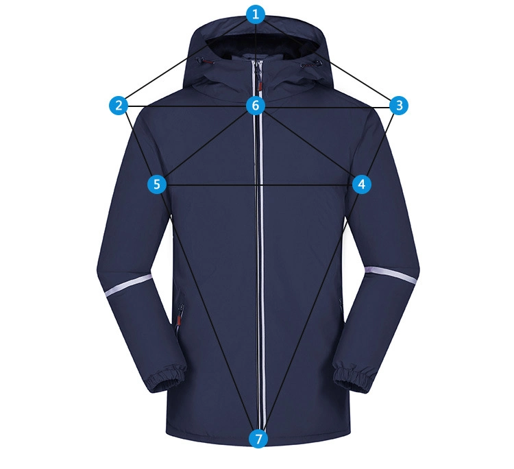 Wholesale Winter Outdoor Windproof Windbreaker Men Hiking Hunting Softshell Jacket