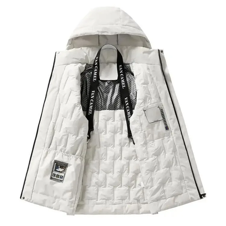 Men Women Hiking Jacket Waterproof Camping Trekking Climbing Windbreaker Outdoor Softshell Cotton Coat