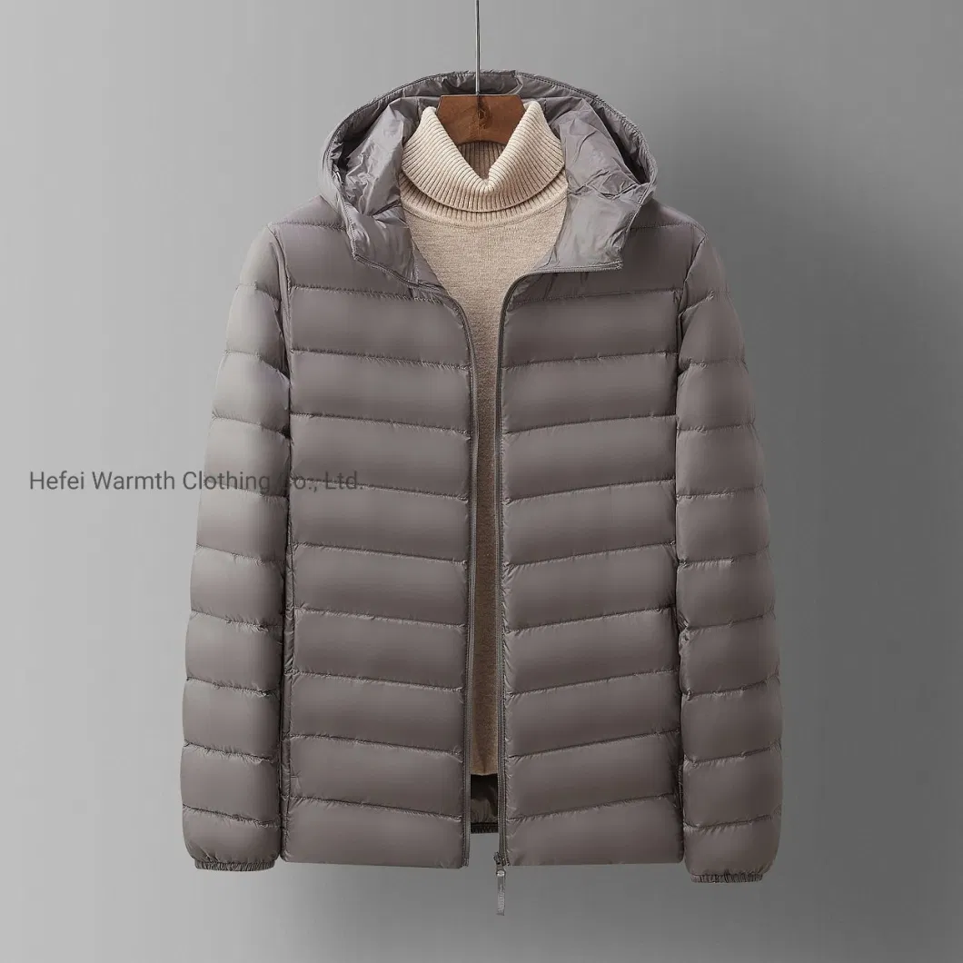 Fashion Men Down Jacket Coats Warm Windproof Winter Puffer Jackets for Male Fashion Down Parka