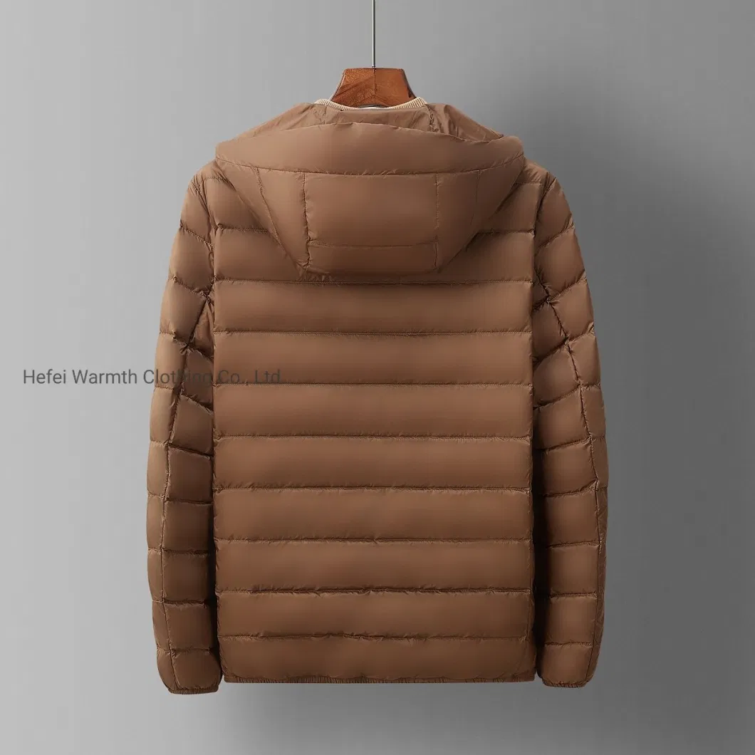 Fashion Men Down Jacket Coats Warm Windproof Winter Puffer Jackets for Male Fashion Down Parka