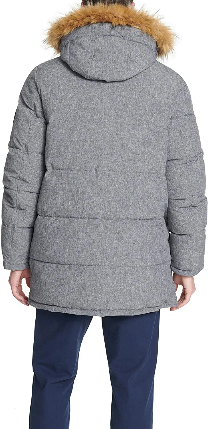Fur Hooded Down Parka Canada Style Men′s Plus Size Goose Down Jacket Outdoor Winter Jackets Parka Outwear