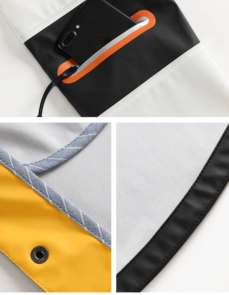 Fashion Motorcycle Long Raincoat Suit Rain Jacket Adult Men Women Rain Coat