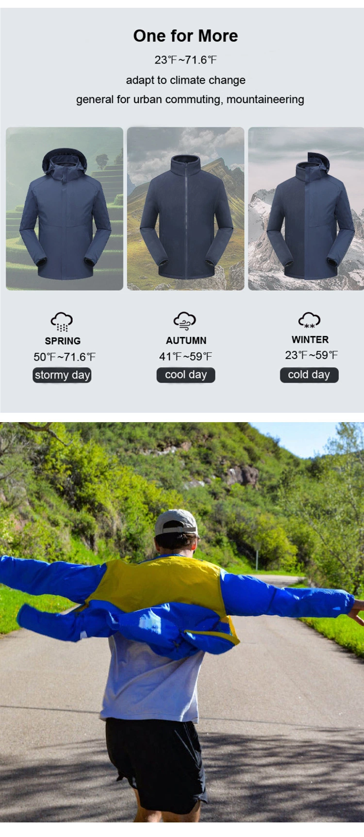 Wholesale Winter Outdoor Windproof Windbreaker Men Hiking Hunting Softshell Jacket