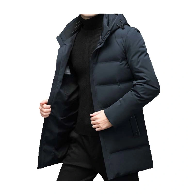 Hot Selling Winter High Quality Anti-Static Lining Polyester Duck Down Long Puffer Coat