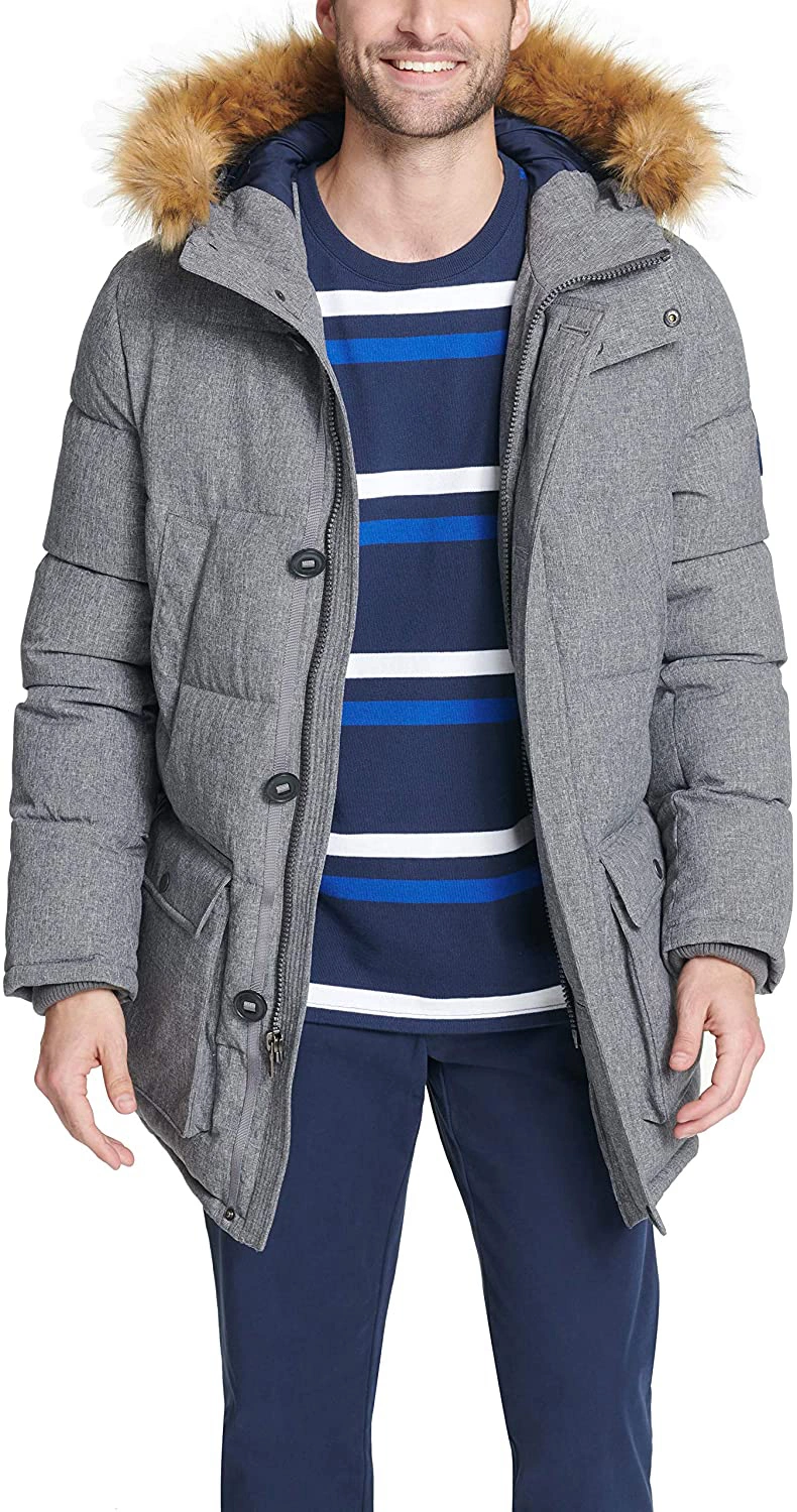 Fur Hooded Down Parka Canada Style Men′s Plus Size Goose Down Jacket Outdoor Winter Jackets Parka Outwear