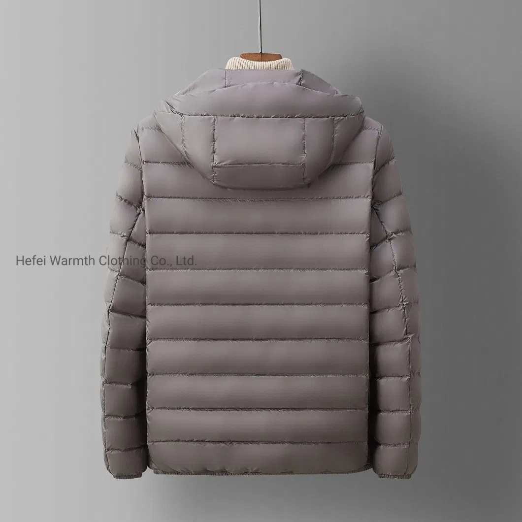 Fashion Men Down Jacket Coats Warm Windproof Winter Puffer Jackets for Male Fashion Down Parka