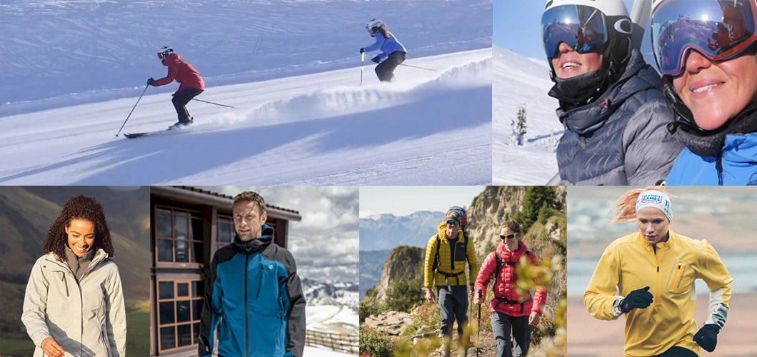 Women′ S Hiking Sport Hood Fleece Lined and Water Repellent and Breathable Outdoor Softshell Jacket Chaqueta
