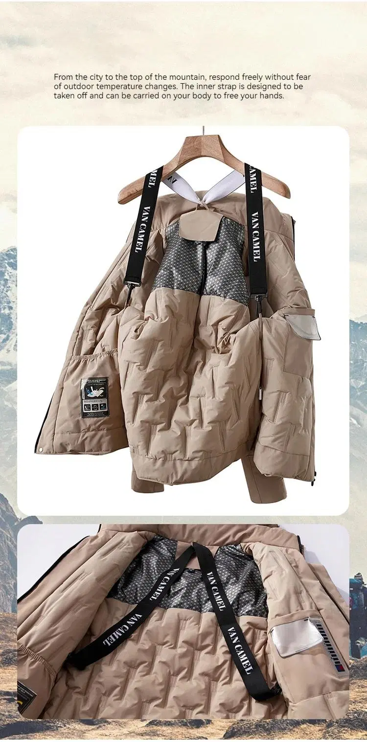 Men Women Hiking Jacket Waterproof Camping Trekking Climbing Windbreaker Outdoor Softshell Cotton Coat