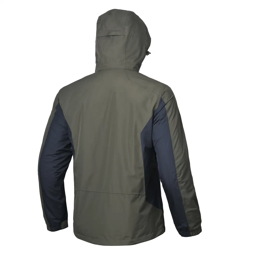 Custom Fashion Waterproof Light Skin Winter Men Cotton Padded Jacket with Hood