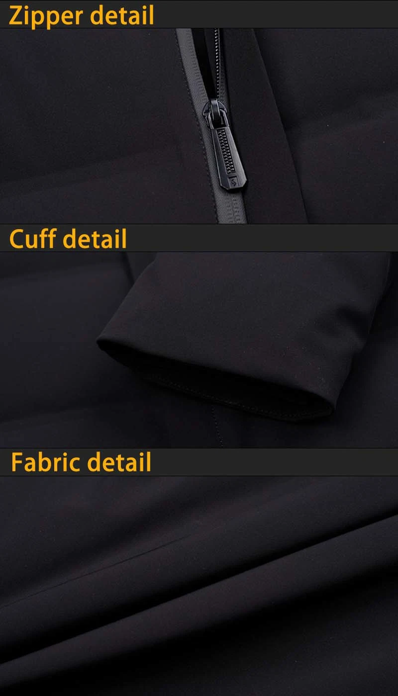 Hot Selling Winter High Quality Anti-Static Lining Polyester Duck Down Long Puffer Coat