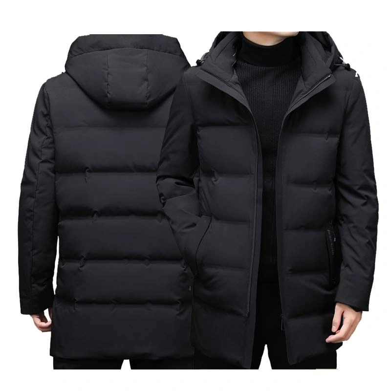 Hot Selling Winter High Quality Anti-Static Lining Polyester Duck Down Long Puffer Coat