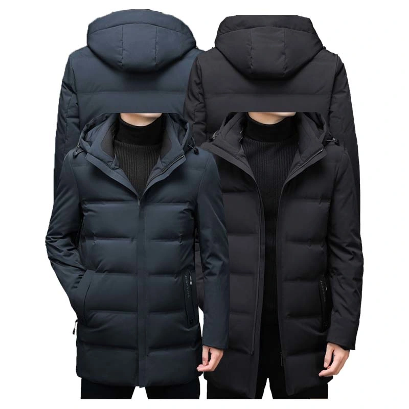 Hot Selling Winter High Quality Anti-Static Lining Polyester Duck Down Long Puffer Coat