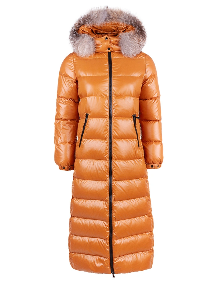 Best Sellers Faux Fur Bubble Hood Thick Puffer Jacket Woman Winter Puffer Jacket Long Coat