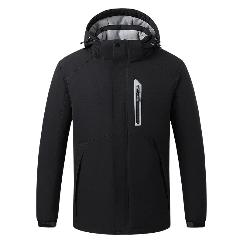 Custom Insulated Electric Heating Coat Winter Hoodie Heated Jacket for Men