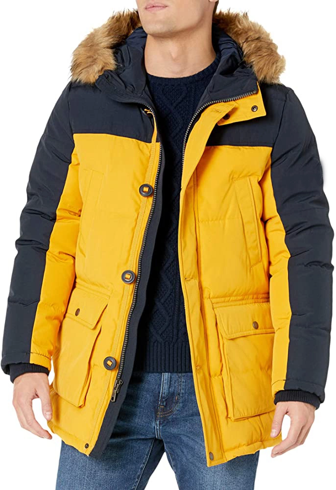 Fur Hooded Down Parka Canada Style Men′s Plus Size Goose Down Jacket Outdoor Winter Jackets Parka Outwear