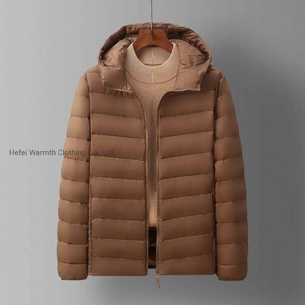 Fashion Men Down Jacket Coats Warm Windproof Winter Puffer Jackets for Male Fashion Down Parka