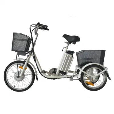 24-дюймовый грузовой <a href='/3-колесный-электрический-велосипед/'>3-колесный электрический велосипед</a> для старых людей