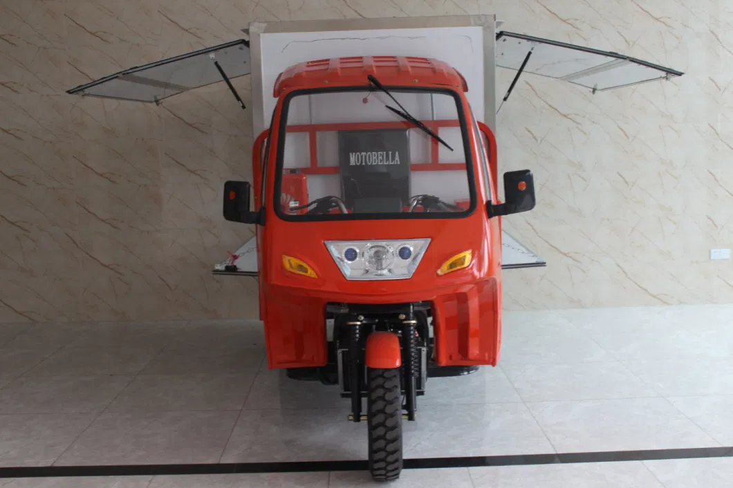 Driver Cabin Motorized Three Wheel Cargo Bikes Cargo Loader Passenger Tricycle Keke