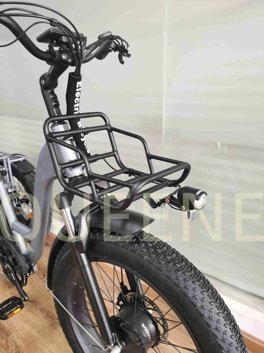 Queene/750W Powerful Bafang Front Motor Electric Tricycle 3 Wheels E Trike Cargo Bike Fat Tire Electric Trike