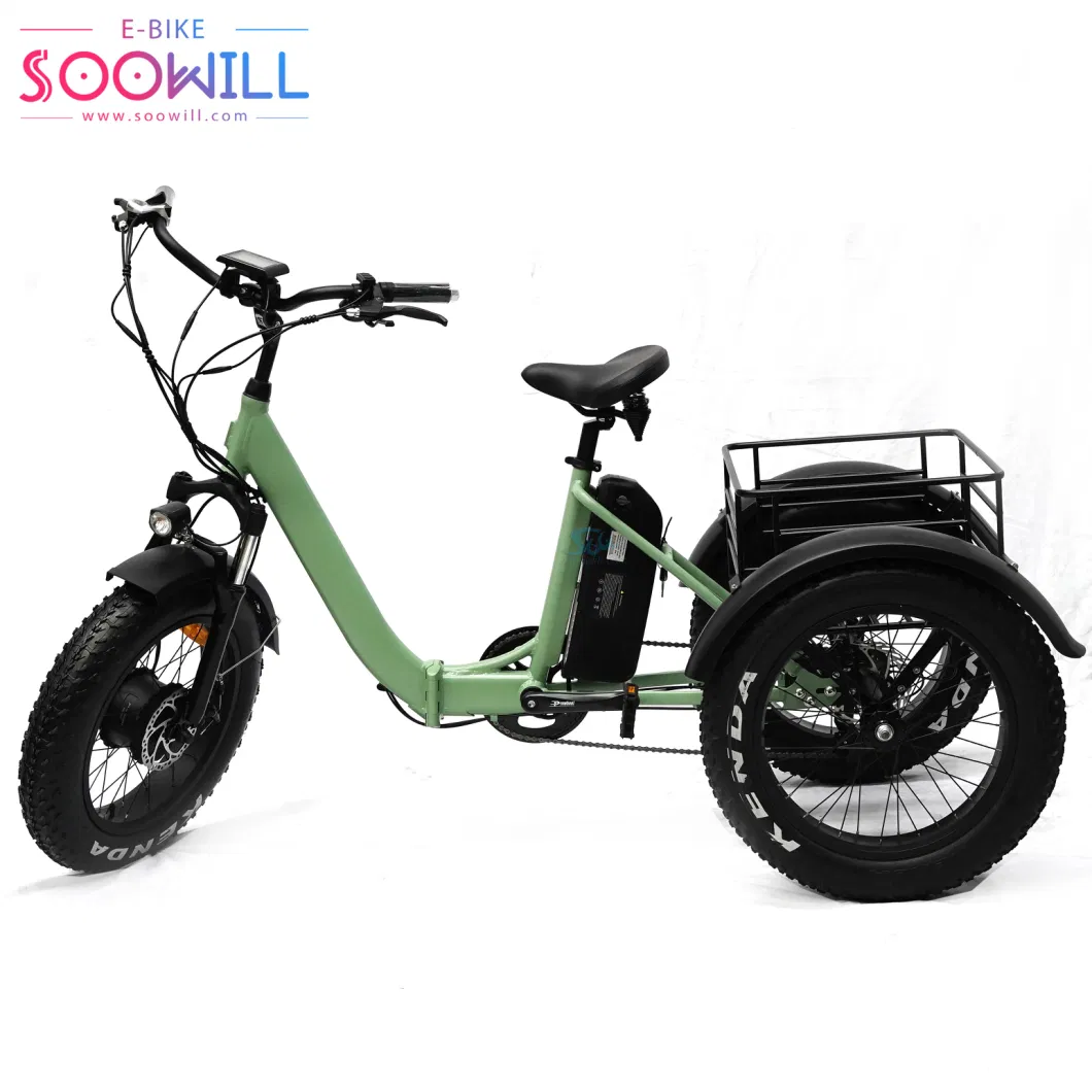 Original China 25km/H Folding Ebike 20inch Electric Tricycle