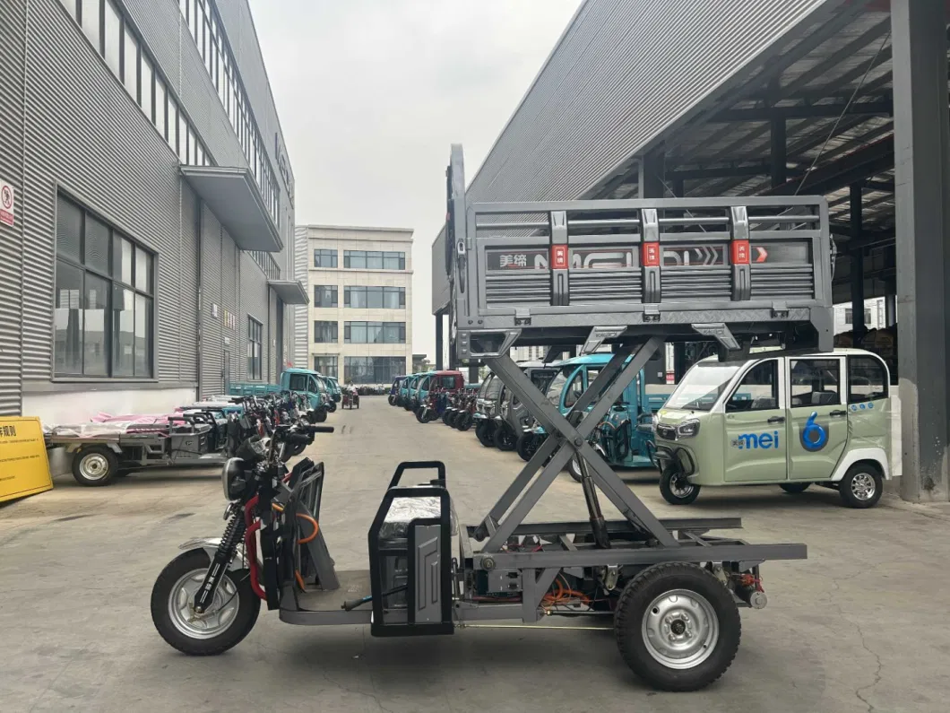 Meidi Cheap Orchard Lift Truck Three Wheel Wheeler Motorcycle Tuk Tuk Tuktuk Motorized Passenger Cabin Cargo Vehicle Auto Electric Tricycle for Adults