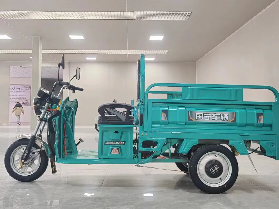 Utility Vehicle 3 Three Wheel Wheeler Motorcycle Auto Rickshaw Adult Trike Big Passenger Cargo Electric Tricycle for Agriculture