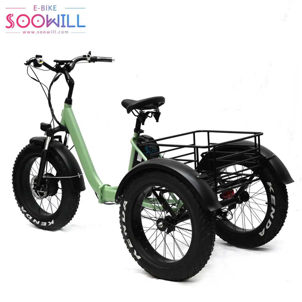 Original China 25km/H Folding Ebike 20inch Electric Tricycle