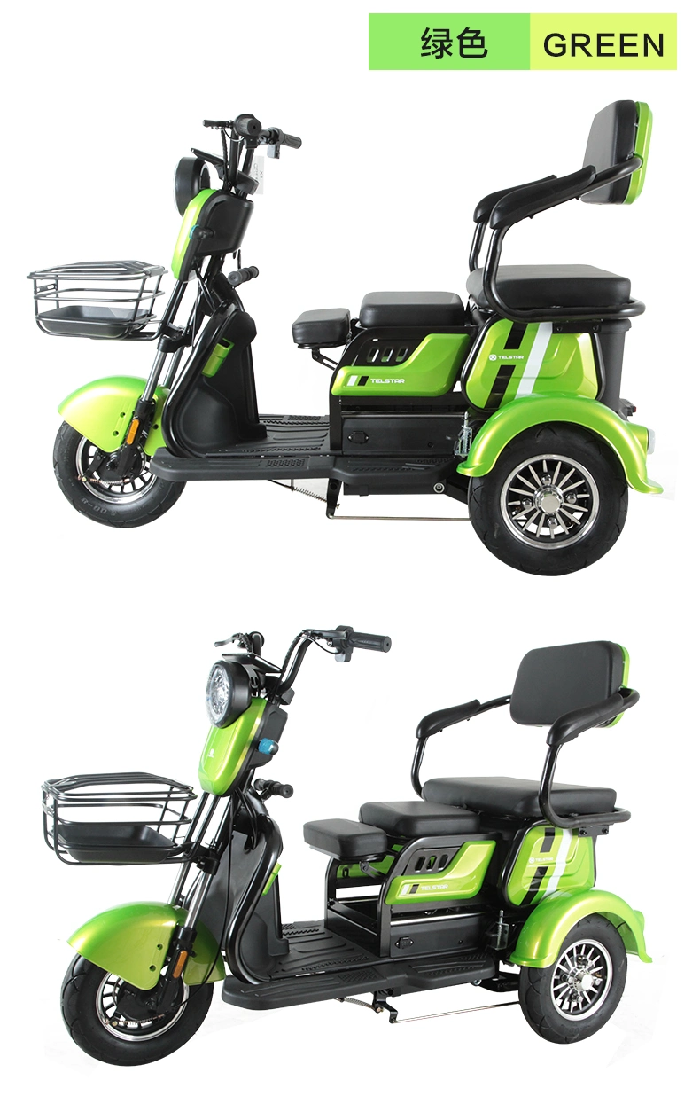 3 Wheel Adults Battery Powered Electric Tricycles Adultos Three Wheel Triciclo Electrico Trike for Sale