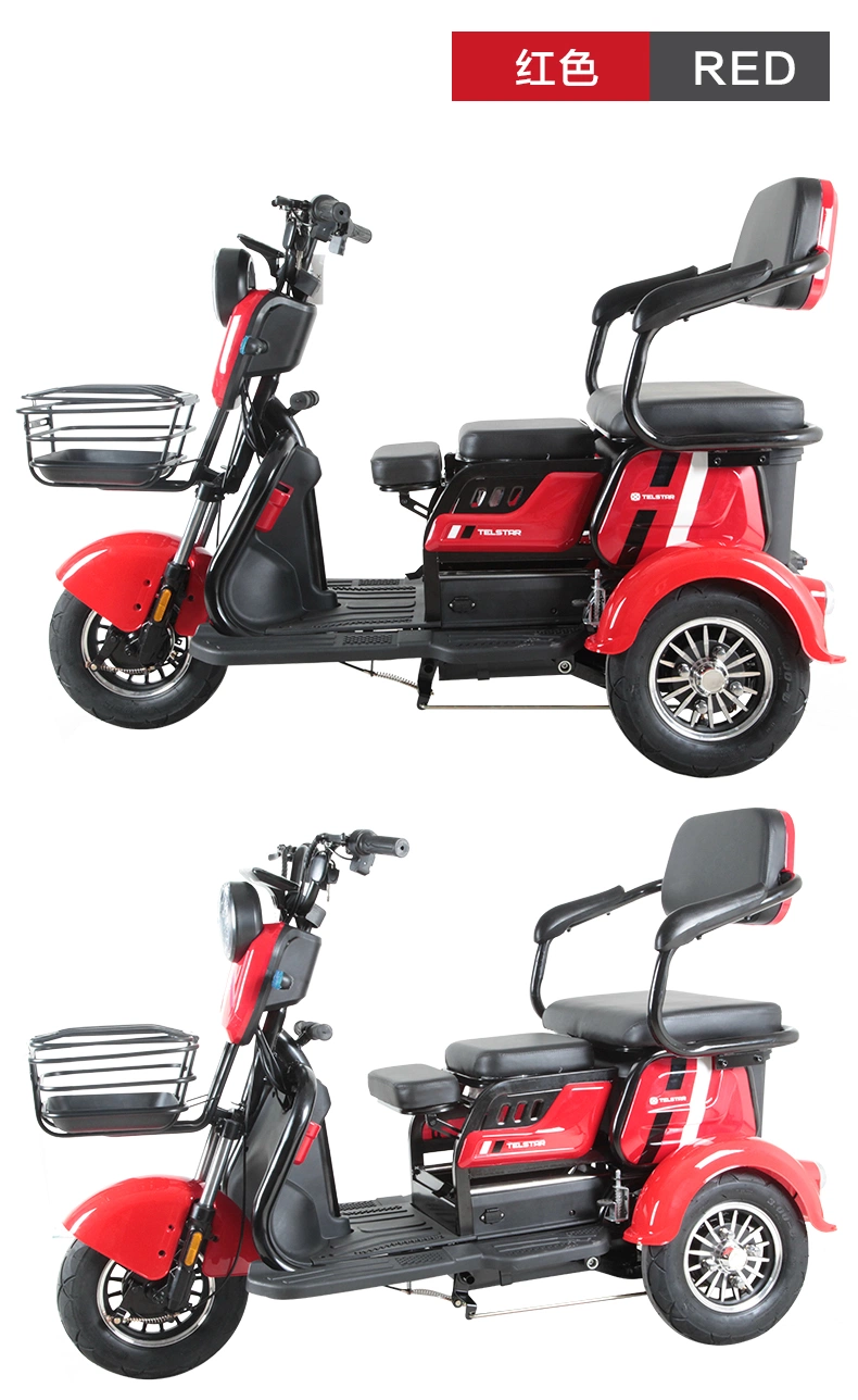 3 Wheel Adults Battery Powered Electric Tricycles Adultos Three Wheel Triciclo Electrico Trike for Sale