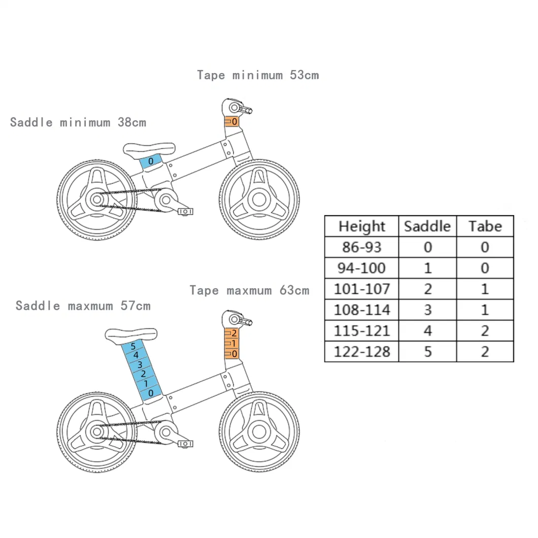 3-7 Years Small Kids Balance Bike, E-Balance Bike, Regular Bike, and E-Bike, Head Wheel Drive Motor, 100W Small E-Bicycles