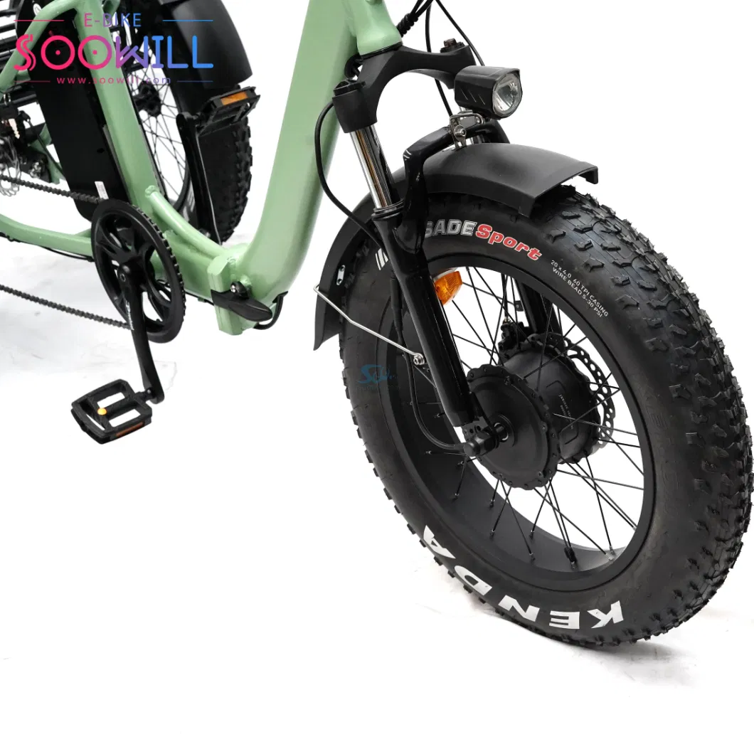 Original China 25km/H Folding Ebike 20inch Electric Tricycle