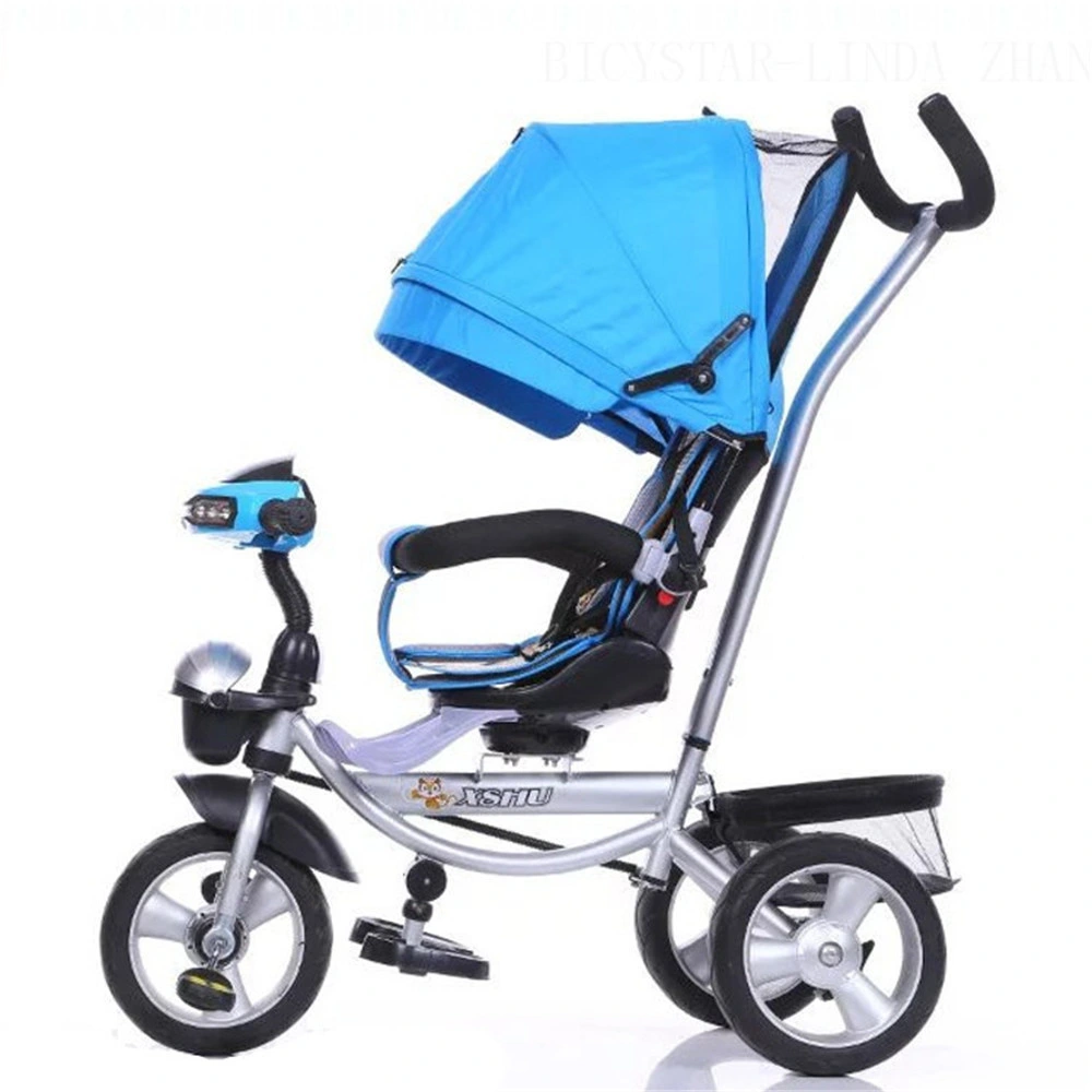 Kids Trike for Indoors and Outdoors Kids Trike for 2 Years Old 4 in 1 Kids Trike Stroller Kids Trike with Back Seat Kids Trike with Rubber Wheels Kids Trike Ym-