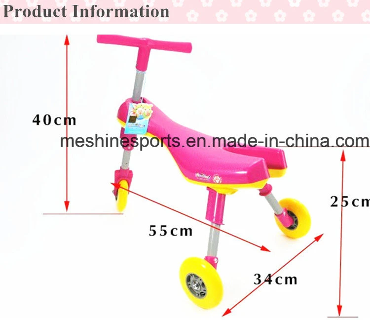 Outdoor Plastic Kids Baby Toy Tricycle