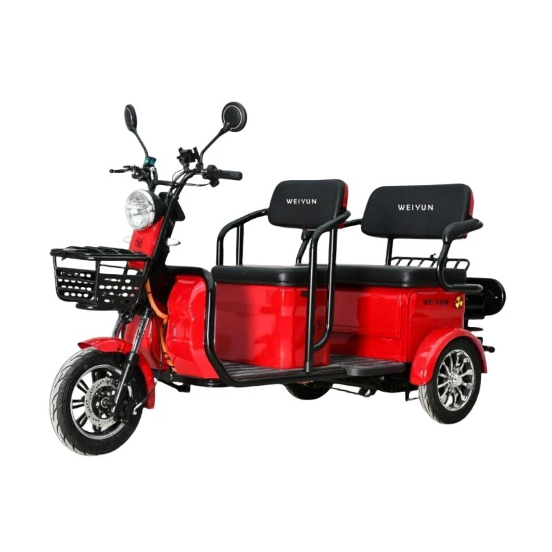 Multi-Purpose Foldable Seat Cheap Three Wheel Electric Tricycle for Cargo and Passengers